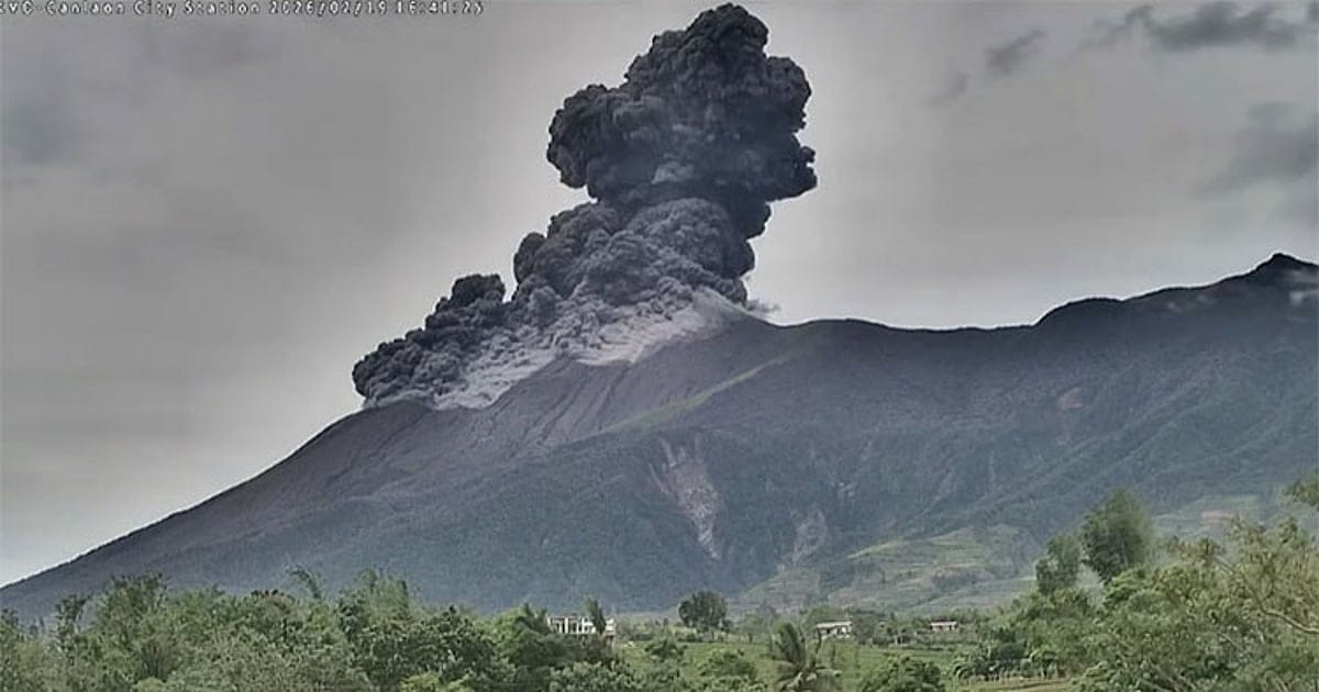 Boom! Kanlaon's 2-Minute Explosion Sends Ash 2 Kilometers Down the Mountain, Shockwave Felt 30 KM Away